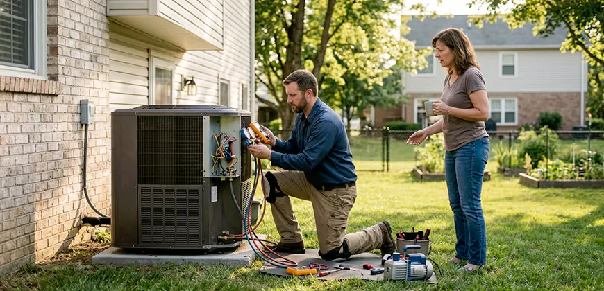 HVAC Replacement in Newtonville