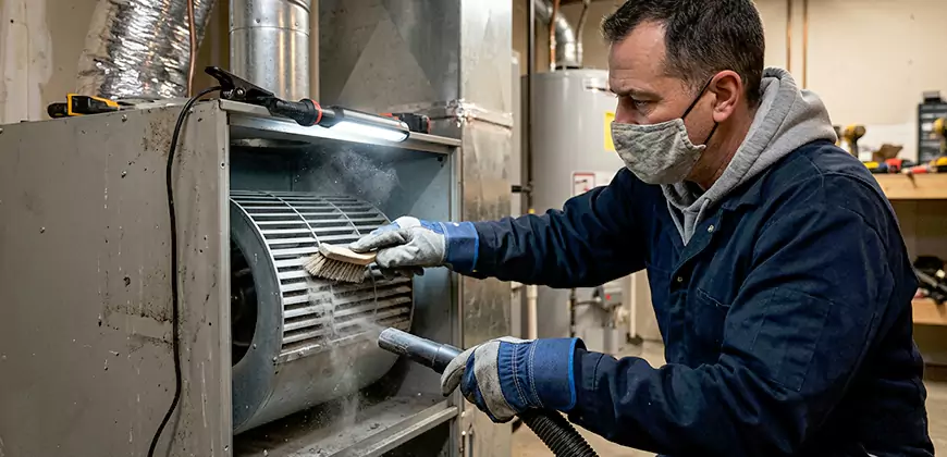 Commercial Vent Decontamination in Newtonville