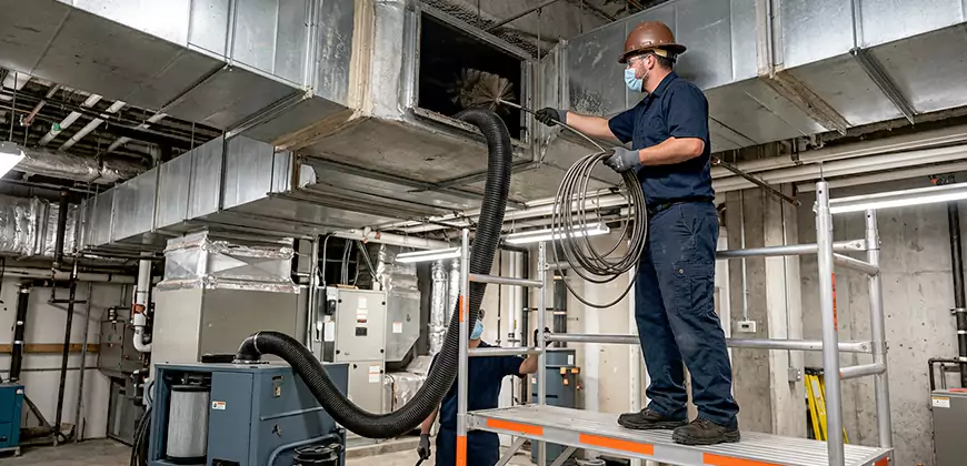 Commercial Ventilation System Cleaning in Newtonville