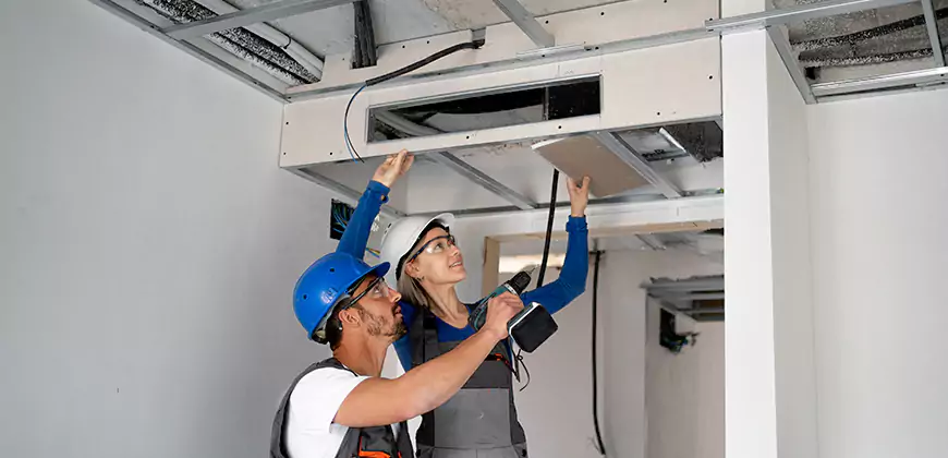 Duct Insulation and Condensation Repair in Newtonville