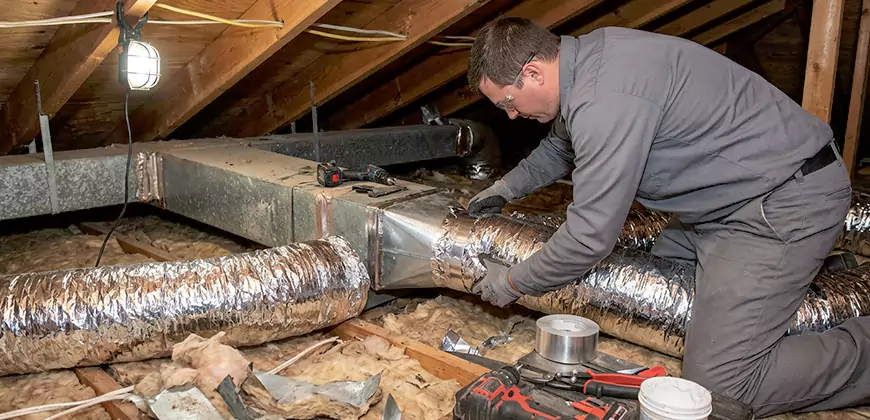 Furnace Ductwork Replacement in Newtonville