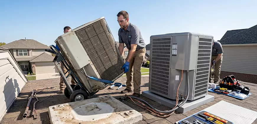 High-Efficiency Emergency Replacement in Newtonville