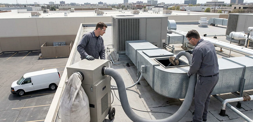 Commercial and Industrial Duct Cleaning in Newtonville