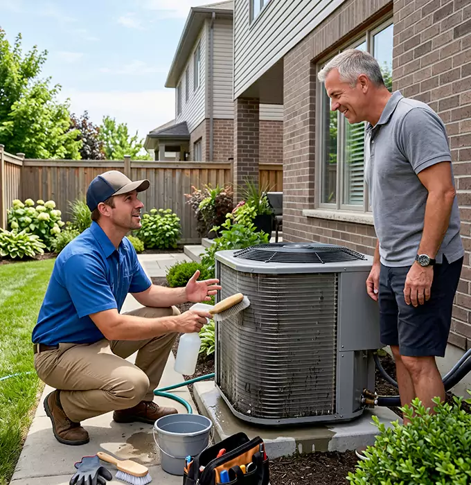 Why Newtonville, MA Homeowners Choose Newtonville HVAC Pro for Outdoor AC Unit Cleaning?